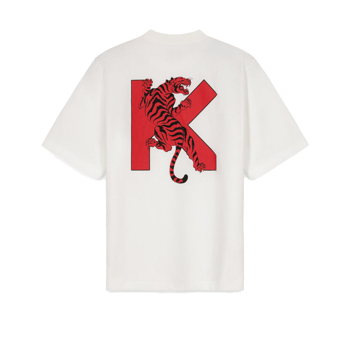 Kenzo Men's 'Year of The Tiger' Climbing Tiger Oversize T-Shirt