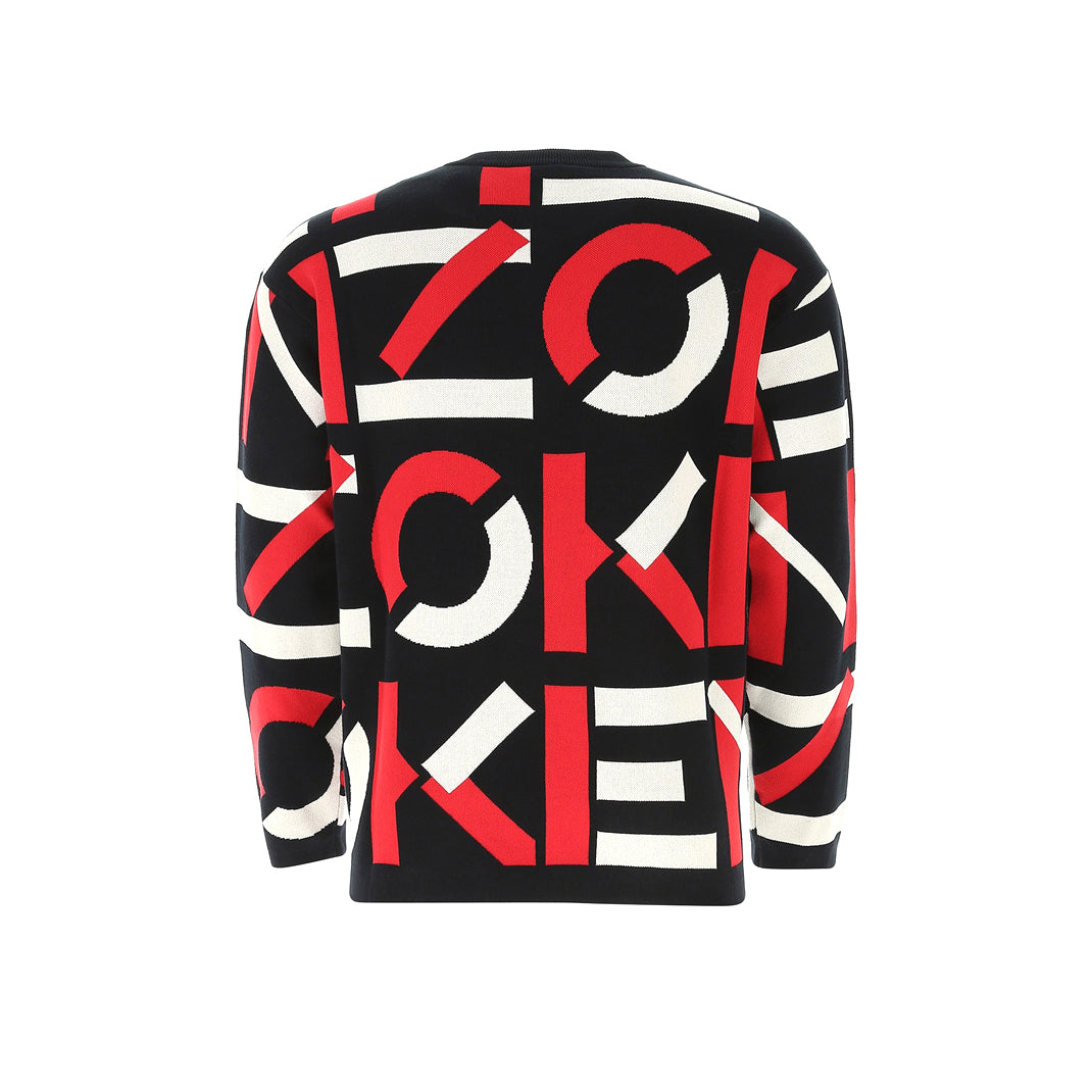 Kenzo Men's Sport Jacquard Monogram Jumper Sweater