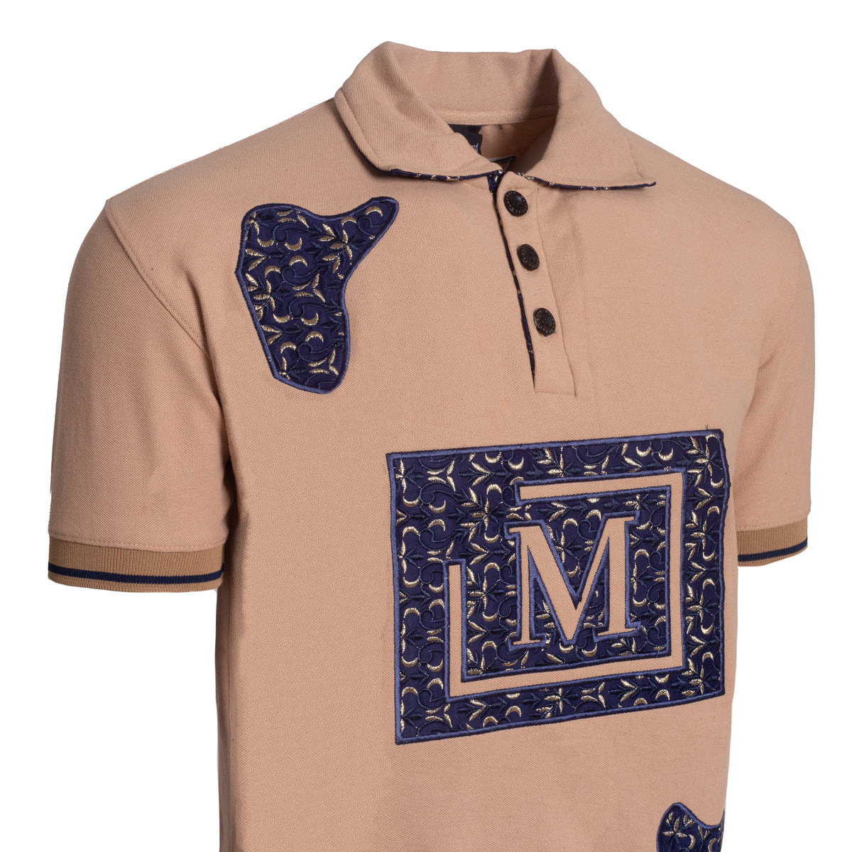 MDB Brand Men's Tapestry Polo Shirt