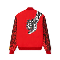 Kenzo Paris X Kansaiyamamoto Tiger Men's Red Bomber Jacket