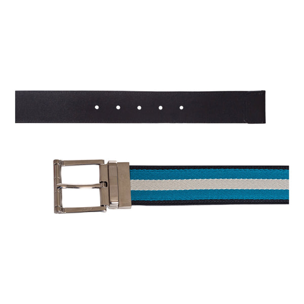 Bally Men's Taylan Fabric & Leather 40mm Belt