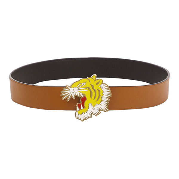 Kenzo Paris Men's 'Tiger Varsity' Wide Reversible Belt